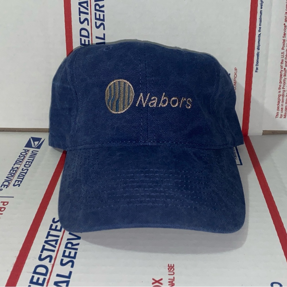 NABORS company inc corporation Denim Blue Baseball Cap dad hat oil gas ⛽️ petrol